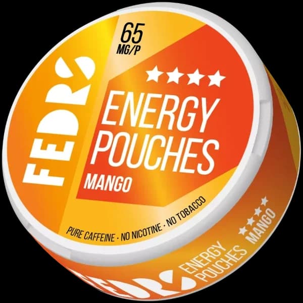 FEDRS Energy Pouches Mango — кофеиновые паучи со вкусом манго без никотина