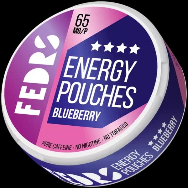 FEDRS Energy Pouches Blueberry — кофеиновые паучи со вкусом черники без никотина