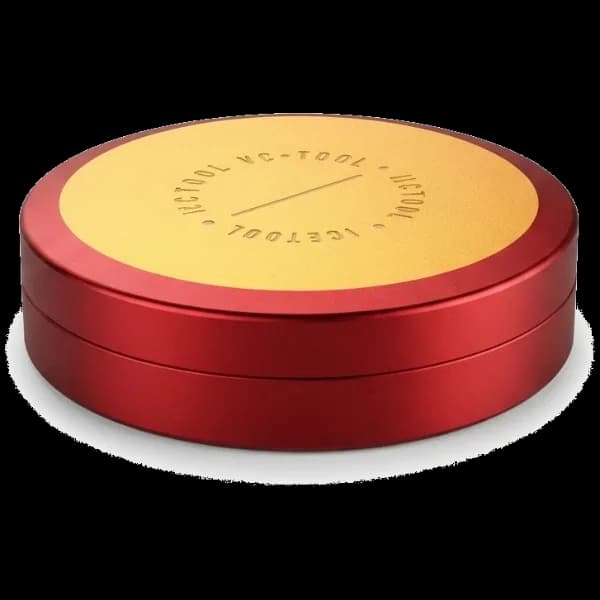 Металлическая круглая банка для снюса и паучей — Red & Gold Edition