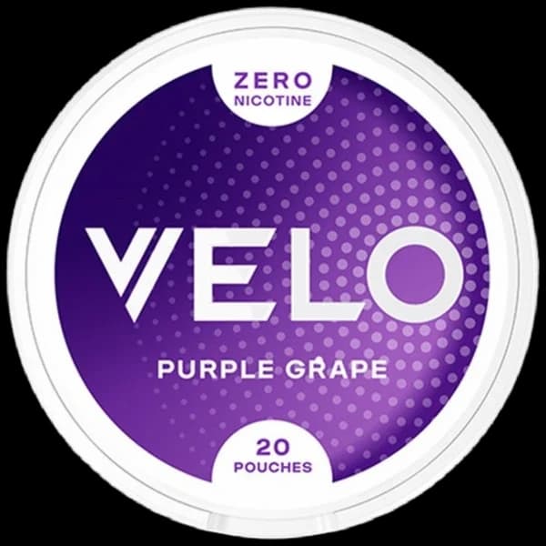 VELO Purple Grape ZERO — безникотиновые паучи со вкусом винограда